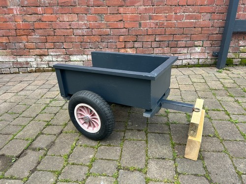Cart trailer teal grey - trailer,