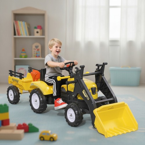 Kids excavator digger - excavator, pedal