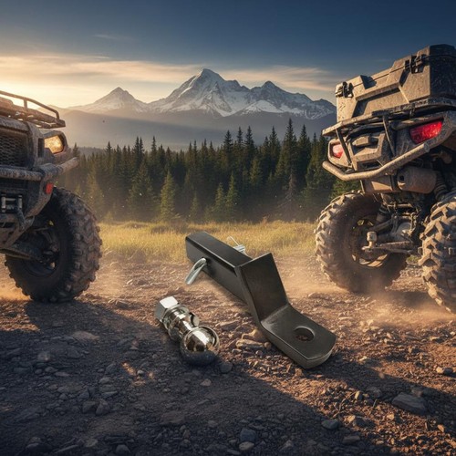 Atv tow hitch kit heavy - atv,